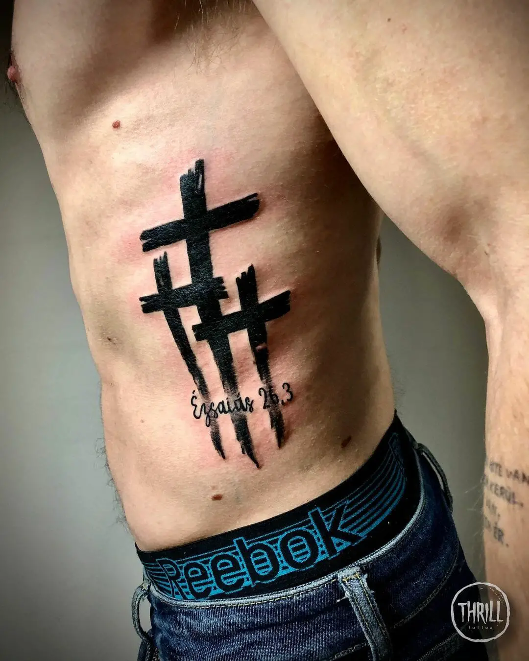 87 Awesome Trending Cross Tattoos Designs To Try Right Now On Ribs - Psycho Tats