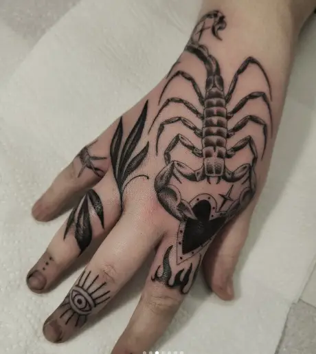 37 Ultimate And Prominent Scorpion Tattoo Ideas And Designs For Hand - Psycho Tats