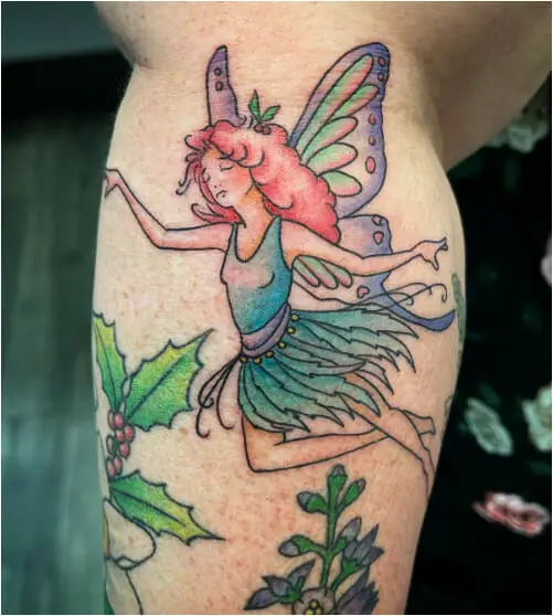 Moon And Fairy Tattoo - Tattoo Ideas and Designs | Tattoos.ai