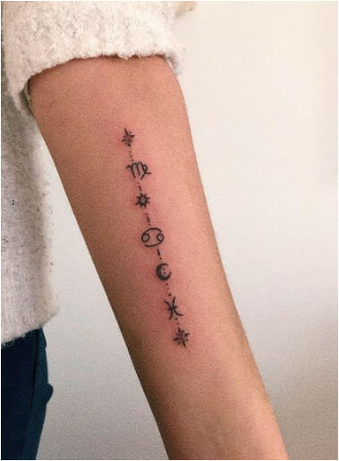 75 Innovative Zodiac Tattoos That Will Leave You Starstruck - Psycho Tats